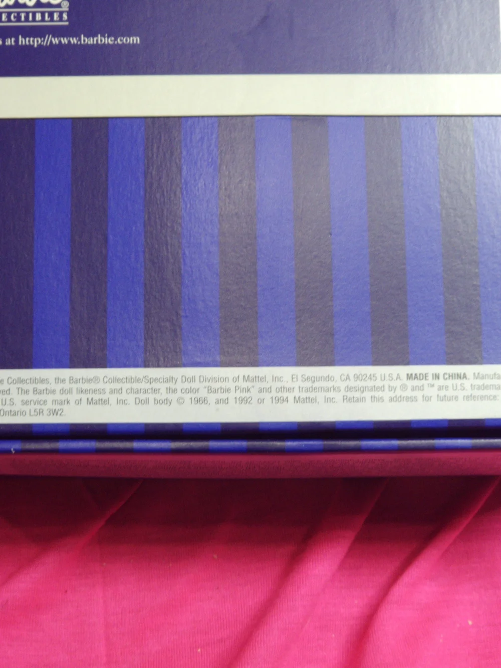 NRFB MIB 1998 Embassy Waltz Barbie Members Choice Third Edition #22836